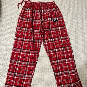UGA flannel pajama pants